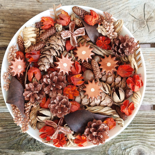 A Coppertone Fall Artisan Potpourri