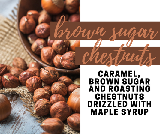 Brown Sugar Chestnuts Fragrance Oil - Potpourri Refresher Oils - 1 oz (30 ml) Concentrated Fragrance Oils - Glass Amber Bottle with Dropper