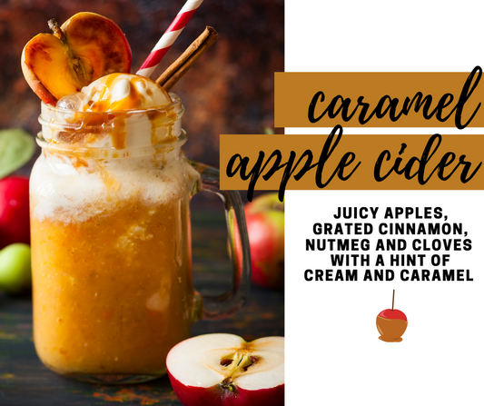 Caramel Apple Cider Fragrance Oil - Potpourri Refresher Oils - 1 oz (30 ml) Concentrated Fragrance Oils - Glass Amber Bottle with Dropper