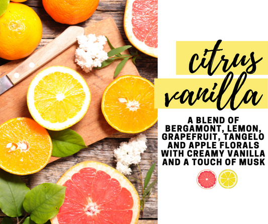 Citrus Vanilla Fragrance Oil - Potpourri Refresher Oils - 1 oz (30 ml) Concentrated Fragrance Oils - Glass Amber Bottle with Dropper