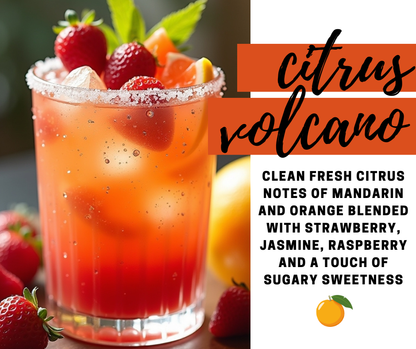 Citrus Volcano Soy Wax Candle