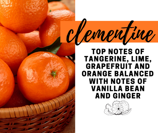 Clementine Fragrance Oil - Potpourri Refresher Oils - 1 oz (30 ml) Concentrated Fragrance Oils - Glass Amber Bottle with Dropper