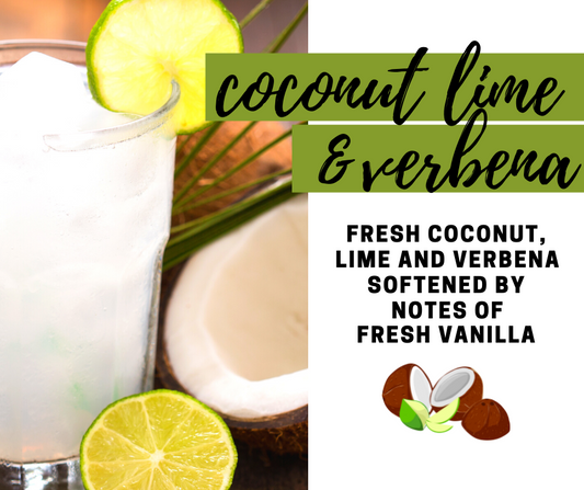 Coconut Lime Verbena Fragrance Oil - Potpourri Refresher Oils - 1 oz (30 ml) Concentrated Fragrance Oils - Glass Amber Bottle with Dropper