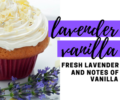 Lavender Vanilla Soy Wax Candle