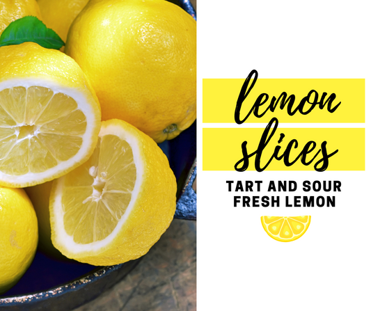 Lemon Slices Fragrance Oil - Potpourri Refresher Oils - 1 oz (30 ml) Concentrated Fragrance Oils - Glass Amber Bottle with Dropper