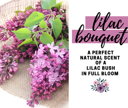 Lilac Bouquet Soy Wax Candle