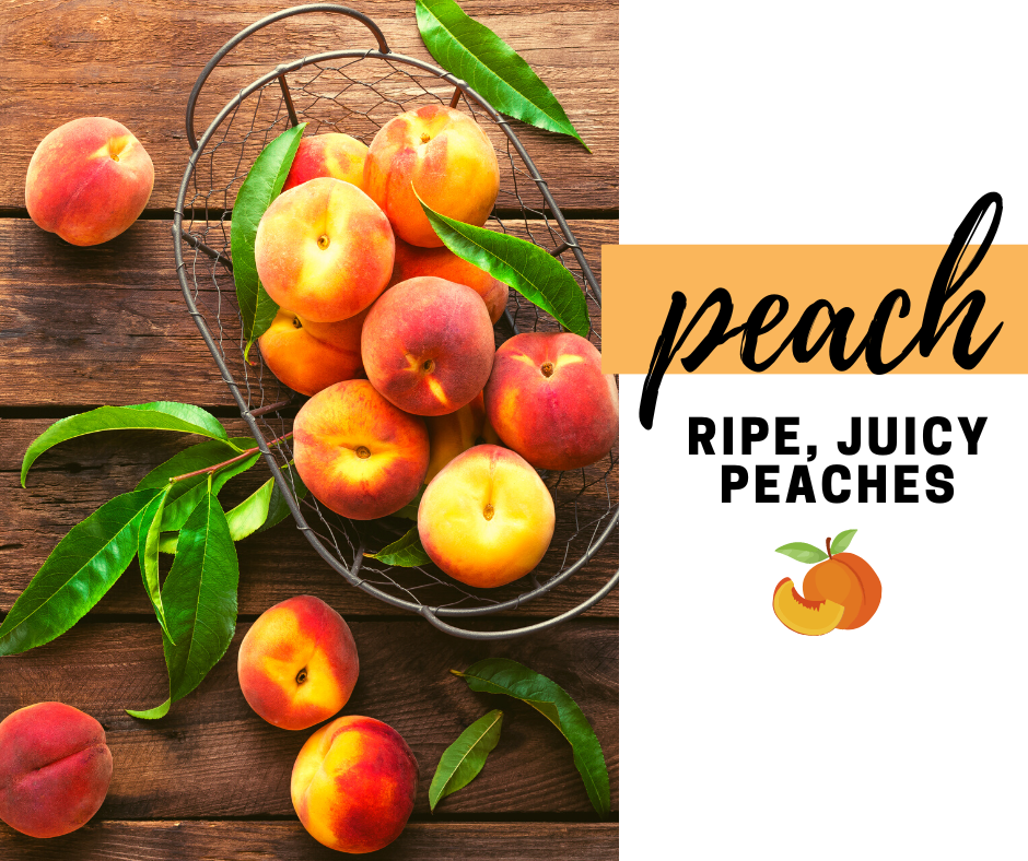 Peach Fragrance Oil - Potpourri Refresher Oils - 1 oz (30 ml) Concentrated Fragrance Oils - Glass Amber Bottle with Dropper
