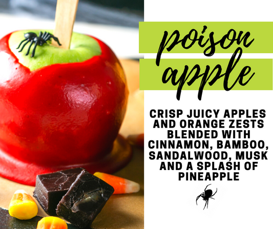 Poison Apple Fragrance Oil - Potpourri Refresher Oils - 1 oz (30 ml) Concentrated Fragrance Oils - Glass Amber Bottle with Dropper