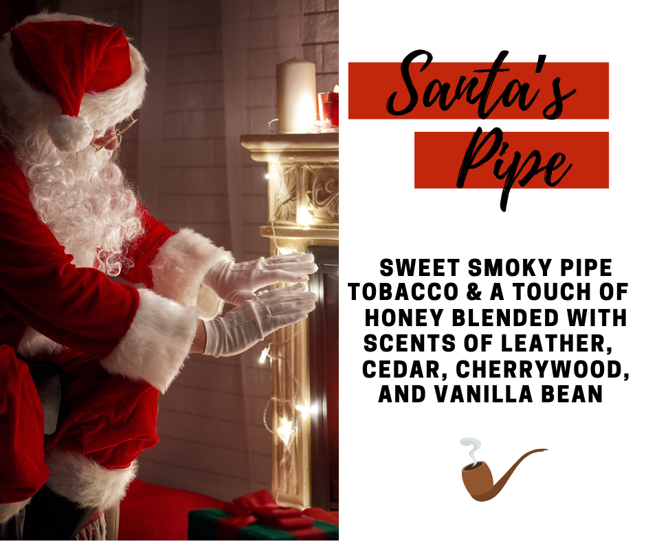 Santa's Pipe Fragrance Oil - Potpourri Refresher Oils - 1 oz (30 ml) Concentrated Fragrance Oils - Glass Amber Bottle with Dropper