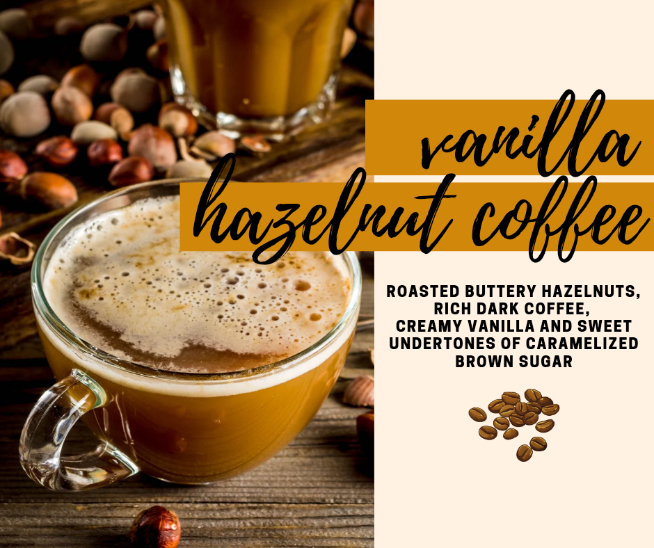 Vanilla Hazelnut Coffee Soy Wax Candle