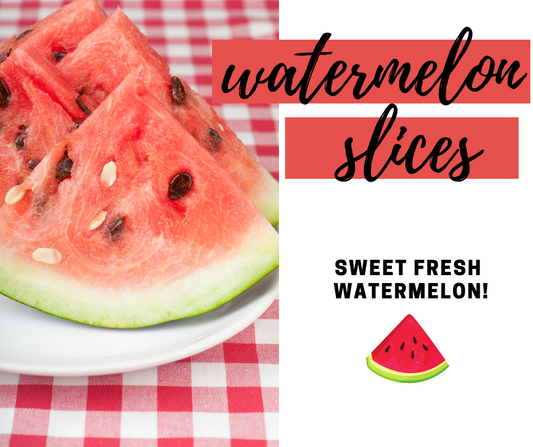 Watermelon Slices Fragrance Oil - Potpourri Refresher Oils - 1 oz (30 ml) Concentrated Fragrance Oils - Glass Amber Bottle with Dropper