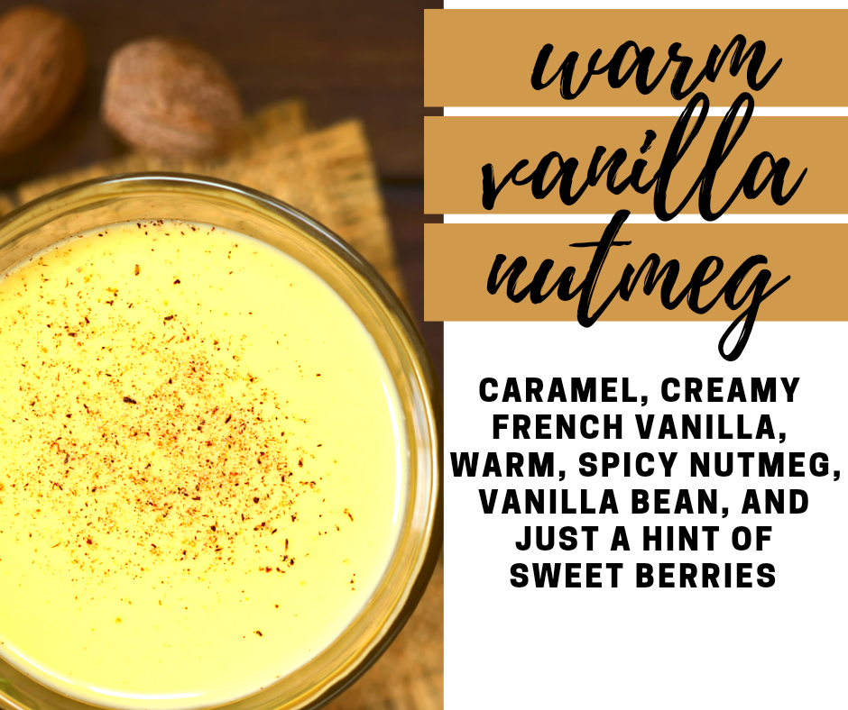 Warm Vanilla Nutmeg Fragrance Oil - Potpourri Refresher Oils - 1 oz (30 ml) Concentrated Fragrance Oils - Glass Amber Bottle with Dropper