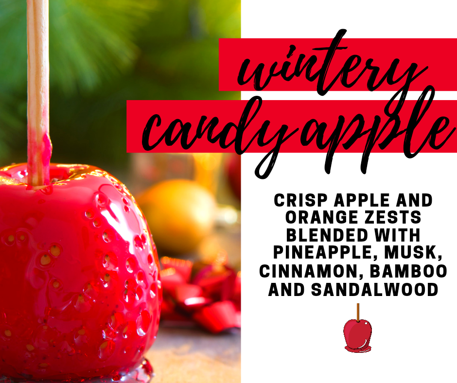 Winter Candied Apple Fragrance Oil - Potpourri Refresher Oils - 1 oz (30 ml) Concentrated Fragrance Oils - Glass Amber Bottle with Dropper