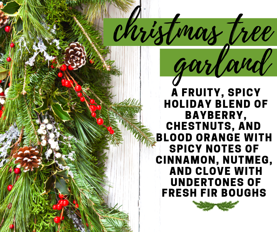 Christmas Tree Garland Fragrance Oil - Potpourri Refresher Oils - 1 oz (30 ml) Concentrated Fragrance Oils - Glass Amber Bottle with Dropper