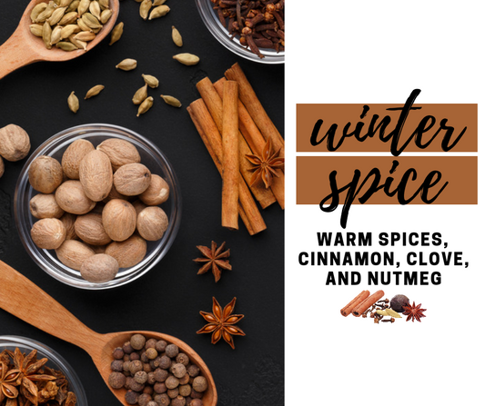 Winter Spice Fragrance Oil - Potpourri Refresher Oils - 1 oz (30 ml) Concentrated Fragrance Oils - Glass Amber Bottle with Dropper