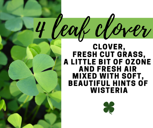 4 Leaf Clover Fragrance Oil - Potpourri Refresher Oils - 1 oz (30 ml) Concentrated Fragrance Oils - Glass Amber Bottle with Dropper
