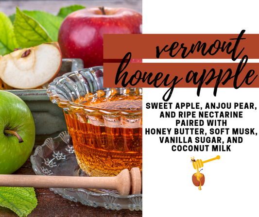 Vermont Honey Apple Fragrance Oil - Potpourri Refresher Oils - 1 oz (30 ml) Concentrated Fragrance Oils - Glass Amber Bottle with Dropper