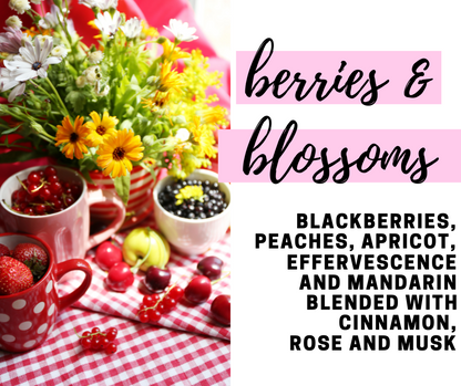 Berries and Blossoms Fragrance Oil - Potpourri Refresher Oils - 1 oz (30 ml) Concentrated Fragrance Oils - Glass Amber Bottle with Dropper