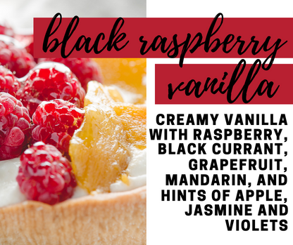 Black Raspberry and Vanilla Fragrance Oil - Potpourri Refresher Oils - 1 oz (30 ml) Concentrated Fragrance Oils - Glass Amber Bottle with Dropper