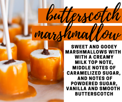 Butterscotch Marshmallow Fragrance Oil - Potpourri Refresher Oils - 1 oz (30 ml) Concentrated Fragrance Oils - Glass Amber Bottle with Dropper
