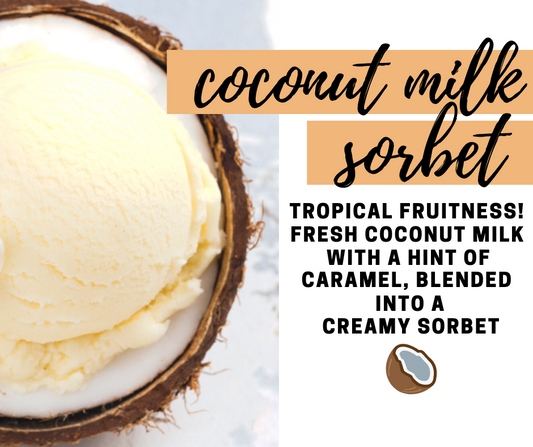 Coconut Milk Sorbet Fragrance Oil - Potpourri Refresher Oils - 1 oz (30 ml) Concentrated Fragrance Oils - Glass Amber Bottle with Dropper