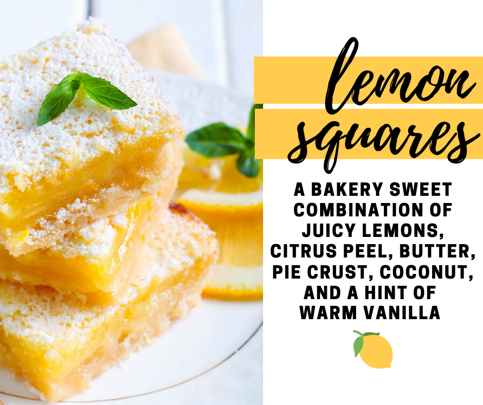 Lemon Squares Fragrance Oil - Potpourri Refresher Oils - 1 oz (30 ml) Concentrated Fragrance Oils - Glass Amber Bottle with Dropper