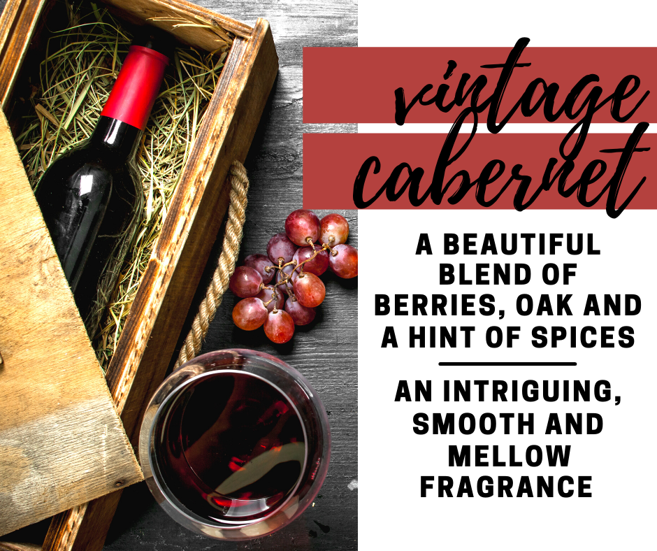 Vintage Cabernet Fragrance Oil - Potpourri Refresher Oils - 1 oz (30 ml) Concentrated Fragrance Oils - Glass Amber Bottle with Dropper